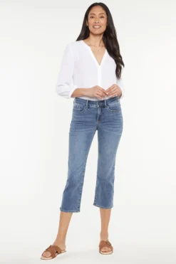 Marilyn Straight Crop Jeans In Petite - Rockie