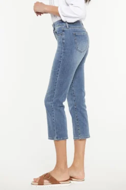 Marilyn Straight Crop Jeans In Petite - Rockie -Nydj Apparel Shop PANVCP8633 ROCKI 3