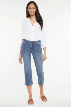 Marilyn Straight Crop Jeans In Petite - Rockie -Nydj Apparel Shop PANVCP8633 ROCKI 5