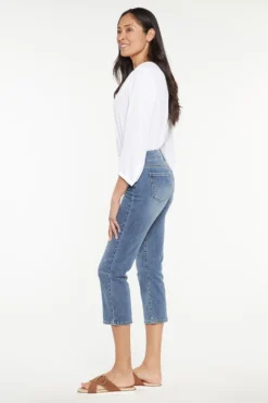 Marilyn Straight Crop Jeans In Petite - Rockie -Nydj Apparel Shop PANVCP8633 ROCKI 6