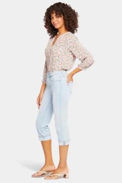 Marilyn Straight Crop Jeans In Petite - Brightside -Nydj Apparel Shop PANVCR2389 BRTSD 5 75c3cc80 3f90 4a81 8c09 e7031b40de25
