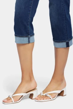Marilyn Straight Crop Jeans In Petite - Cambridge -Nydj Apparel Shop PANVCR2389 CMBRD 6