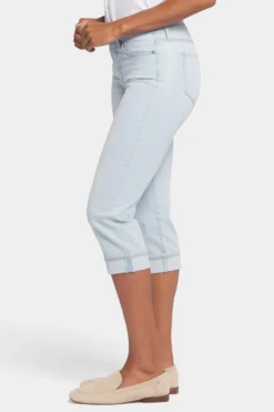 Marilyn Straight Crop Jeans In Petite - Oceanfront -Nydj Apparel Shop PANVCR2389 OFRNT 3