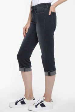 Marilyn Straight Crop Jeans In Petite - Thames -Nydj Apparel Shop PANVCR2389 THAME 3