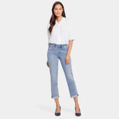Margot Girlfriend Jeans In Petite - Angel -Nydj Apparel Shop PATK8215 ANGWS DPA
