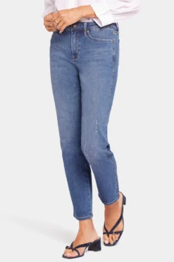 Stella Tapered Ankle Jeans In Petite - Adore 9 Stella Tapered Ankle Jeans In Petite - Adore -Nydj Apparel Shop PATK8621 ADORE 3