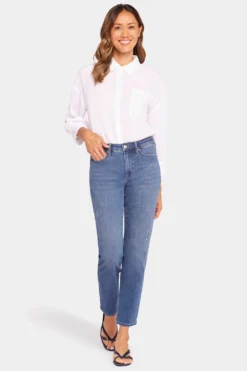 Stella Tapered Ankle Jeans In Petite - Adore 10 Stella Tapered Ankle Jeans In Petite - Adore -Nydj Apparel Shop PATK8621 ADORE 4
