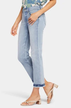Marilyn Straight Ankle Jeans In Petite - New Wave -Nydj Apparel Shop PATKMA8733 NWAVE 3