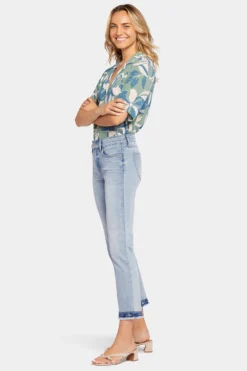 Marilyn Straight Ankle Jeans In Petite - New Wave -Nydj Apparel Shop PATKMA8733 NWAVE 5