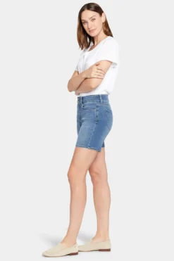 Frankie Relaxed Denim Shorts In Petite - Awakening -Nydj Apparel Shop PATKSH8783 AWKNG 5