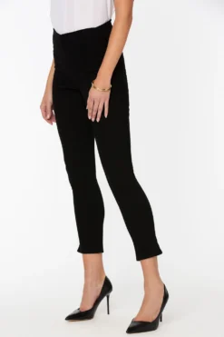 Skinny Ankle Pull-On Jeans In Petite - Black 8 Skinny Ankle Pull-On Jeans In Petite - Black -Nydj Apparel Shop PBDMPA2405 858 3