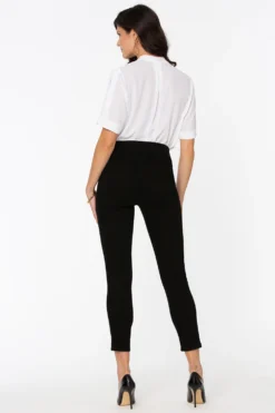 Skinny Ankle Pull-On Jeans In Petite - Black 10 Skinny Ankle Pull-On Jeans In Petite - Black -Nydj Apparel Shop PBDMPA2405 858 5