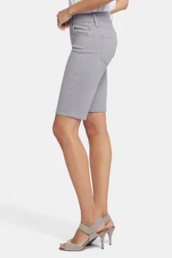 Briella 10 Inch Denim Shorts In Petite - Charisma -Nydj Apparel Shop PCDGBS8556 CHRSM 3