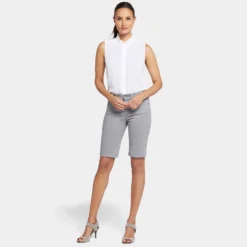 Briella 10 Inch Denim Shorts In Petite - Charisma -Nydj Apparel Shop PCDGBS8556 CHRSM DPA