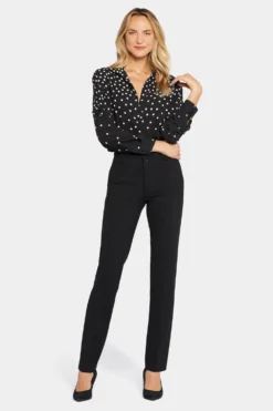 Classic Trouser Pants In Petite - Black 10 Classic Trouser Pants In Petite - Black -Nydj Apparel Shop PCPP8786 858 4