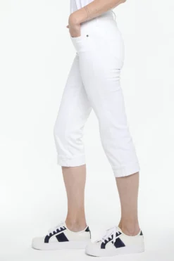 Marilyn Straight Crop Jeans In Petite - Optic White 8 Marilyn Straight Crop Jeans In Petite - Optic White -Nydj Apparel Shop PCWDCR2389 157 3
