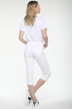 Marilyn Straight Crop Jeans In Petite - Optic White 11 Marilyn Straight Crop Jeans In Petite - Optic White -Nydj Apparel Shop PCWDCR2389 157 6