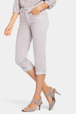 Marilyn Straight Crop Jeans In Petite - Pearl Grey -Nydj Apparel Shop PCWDCR2389 916 3