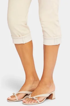 Marilyn Straight Crop Jeans In Petite - Feather -Nydj Apparel Shop PCWDCR2389 FEATH 6