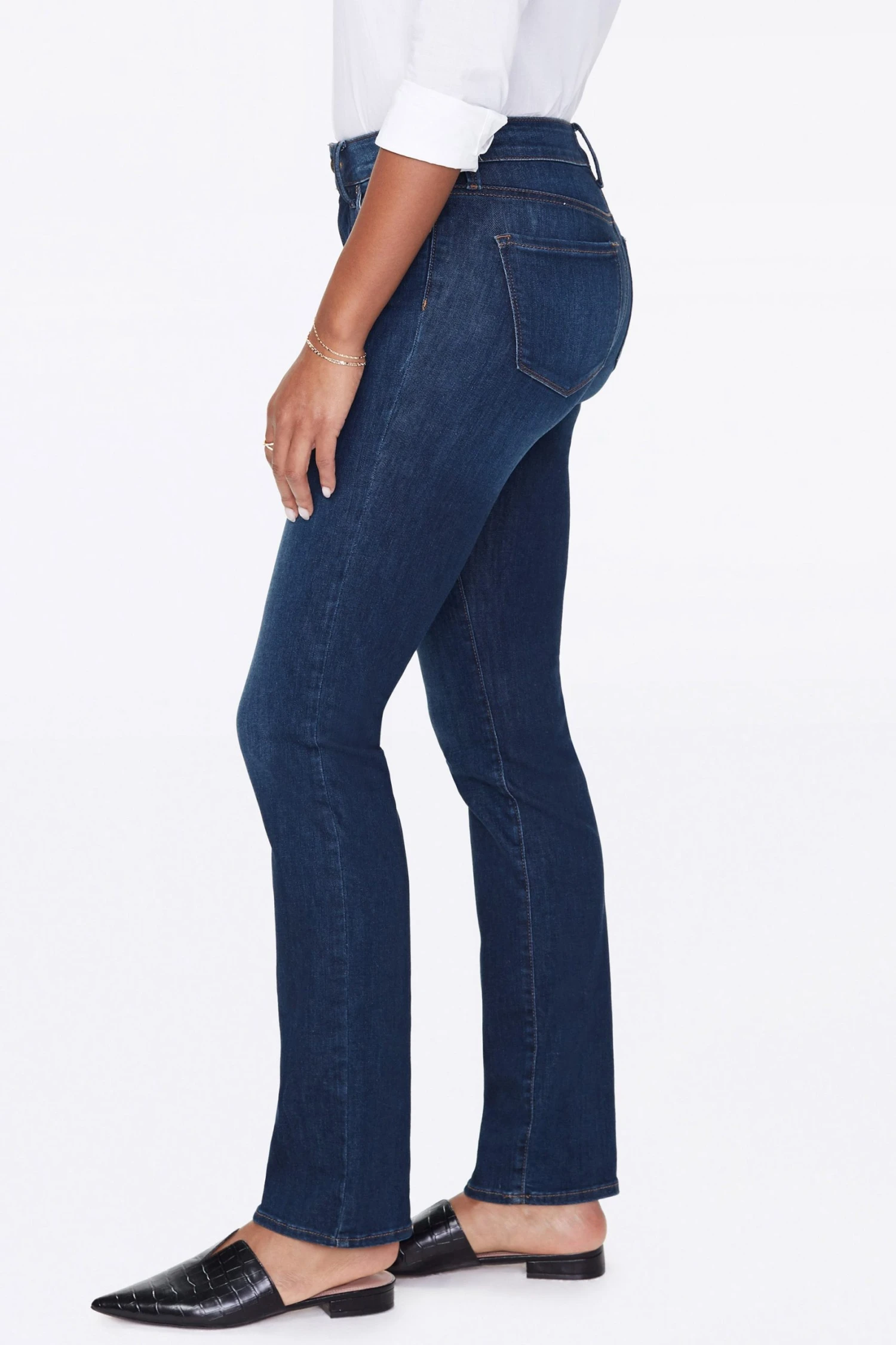 Marilyn Straight Jeans In Petite - Cooper 7 Marilyn Straight Jeans In Petite - Cooper - Image 7