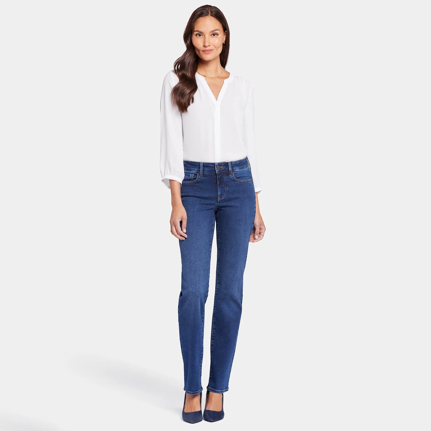 Marilyn Straight Jeans In Petite - Cooper 8 Marilyn Straight Jeans In Petite - Cooper - Image 8