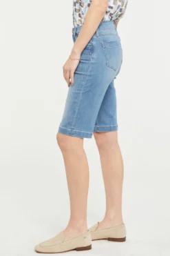 Tailored Bermuda Denim Shorts In Petite - Quinta -Nydj Apparel Shop PDTFSH8108 QUINT 3