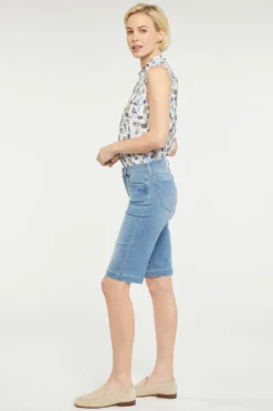 Tailored Bermuda Denim Shorts In Petite - Quinta -Nydj Apparel Shop PDTFSH8108 QUINT 6