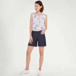 Roxanne Denim Shorts In Petite - Lightweight Rinse -Nydj Apparel Shop PDTFSH8559 LWRS DPA