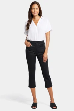 Ami Skinny Capri Jeans In Petite - Black 9 Ami Skinny Capri Jeans In Petite - Black -Nydj Apparel Shop PFOS8116 858 4