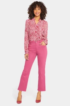 Relaxed Straight Ankle Jeans In Petite - Turning Pink