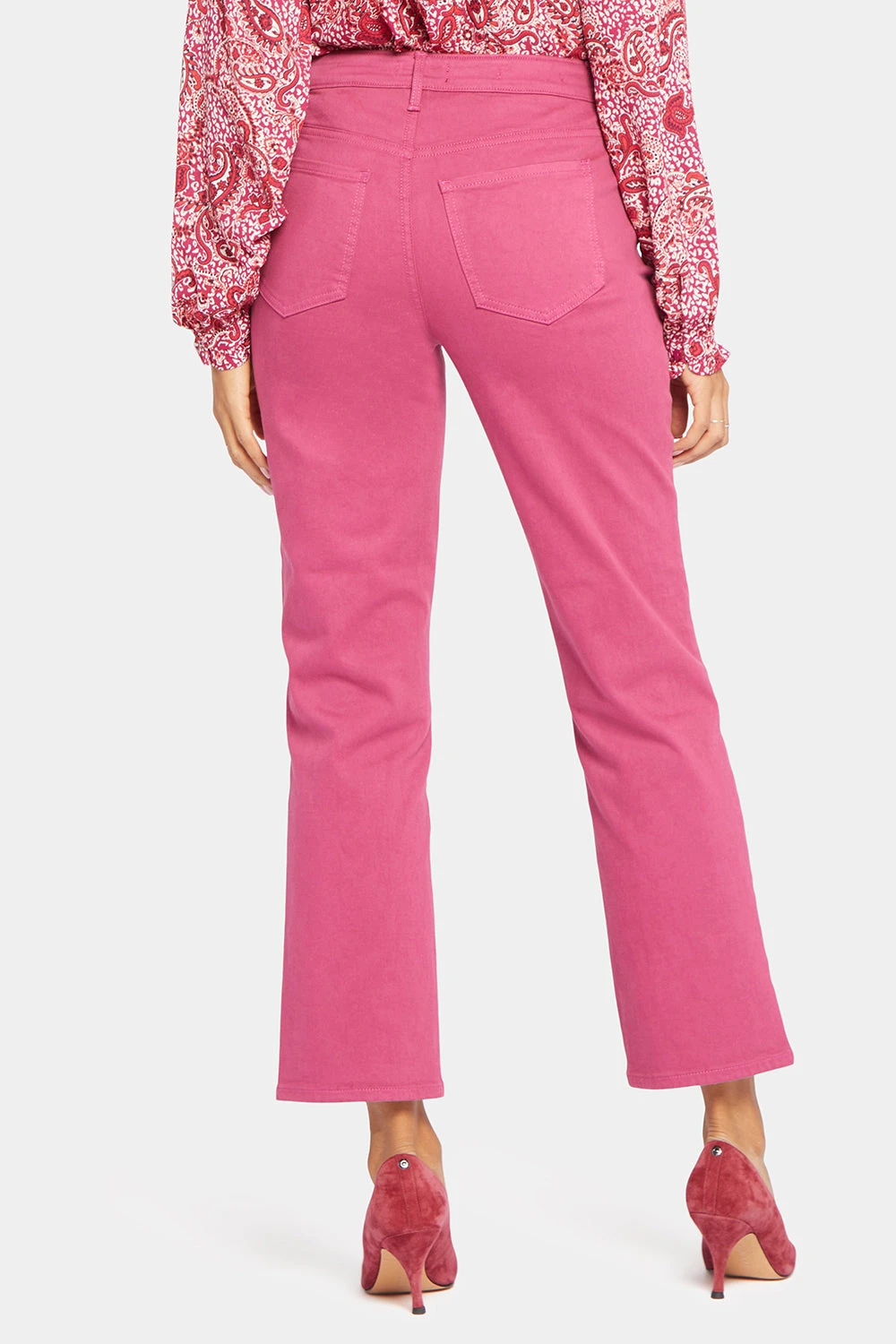 Relaxed Straight Ankle Jeans In Petite - Turning Pink 2 Relaxed Straight Ankle Jeans In Petite - Turning Pink - Image 2