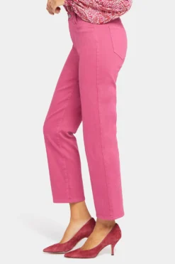 Relaxed Straight Ankle Jeans In Petite - Turning Pink 8 Relaxed Straight Ankle Jeans In Petite - Turning Pink -Nydj Apparel Shop PFOS8301 TNGPK 3