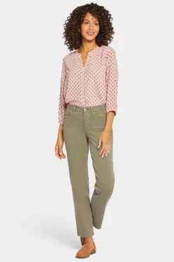 Relaxed Slender Jeans In Petite - Avocado -Nydj Apparel Shop PFOS8620 AVCDO 4