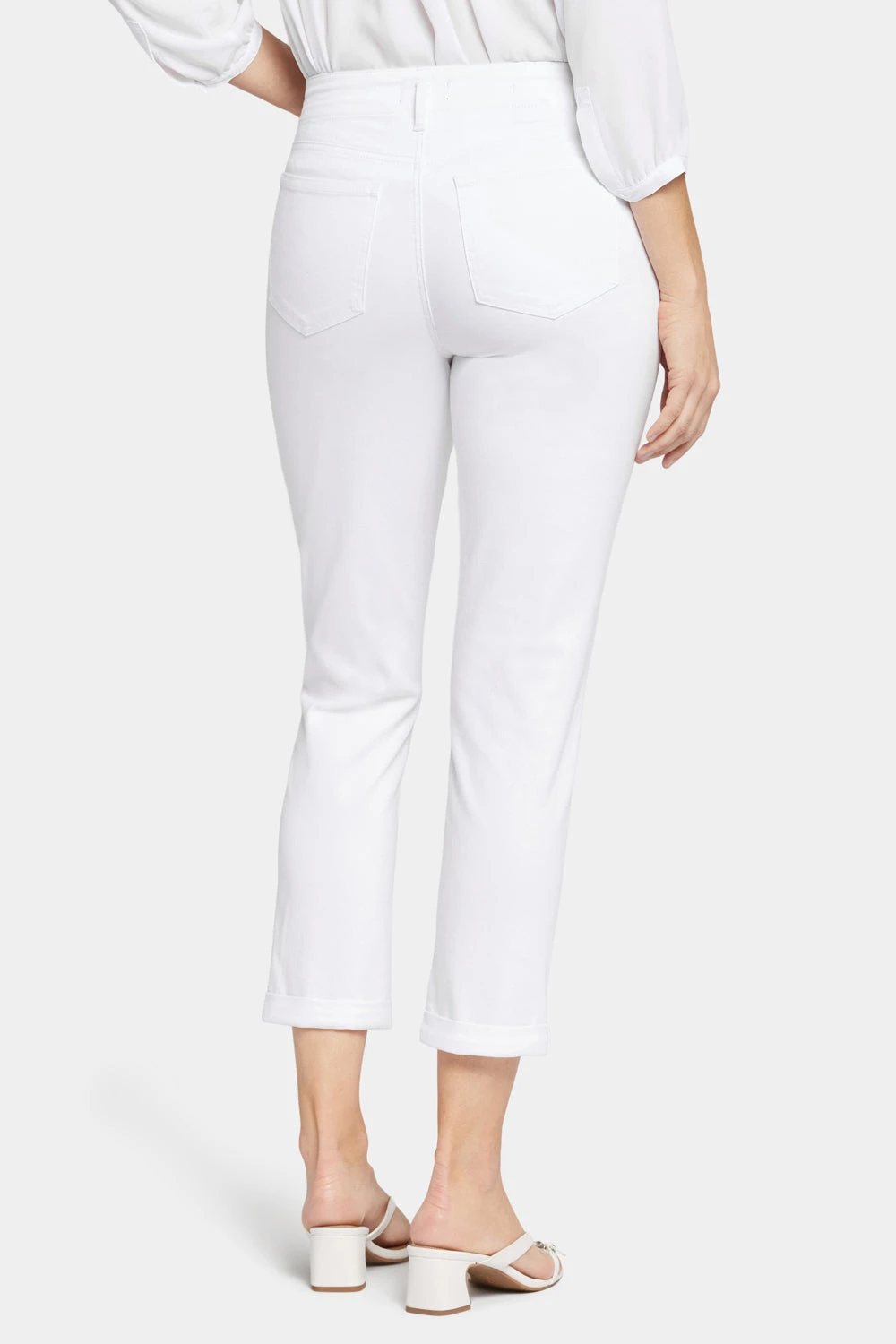 Margot Girlfriend Jeans In Petite - Optic White 2 Margot Girlfriend Jeans In Petite - Optic White - Image 2