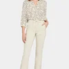 Bailey Relaxed Straight Ankle Jeans In Petite - Feather