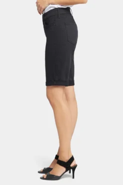 Briella 10 Inch Denim Shorts In Petite - Black -Nydj Apparel Shop PFOSBS2546 858 3 eaa0d6b5 63b8 4a9e 955b a39495df6c0a