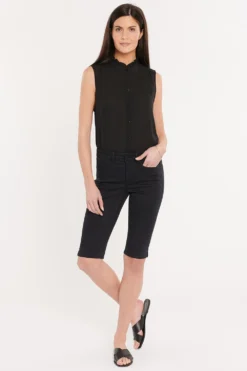 Sophie Bike Capri Jeans In Petite - Black 9 Sophie Bike Capri Jeans In Petite - Black -Nydj Apparel Shop PFOSCP8200 858 4