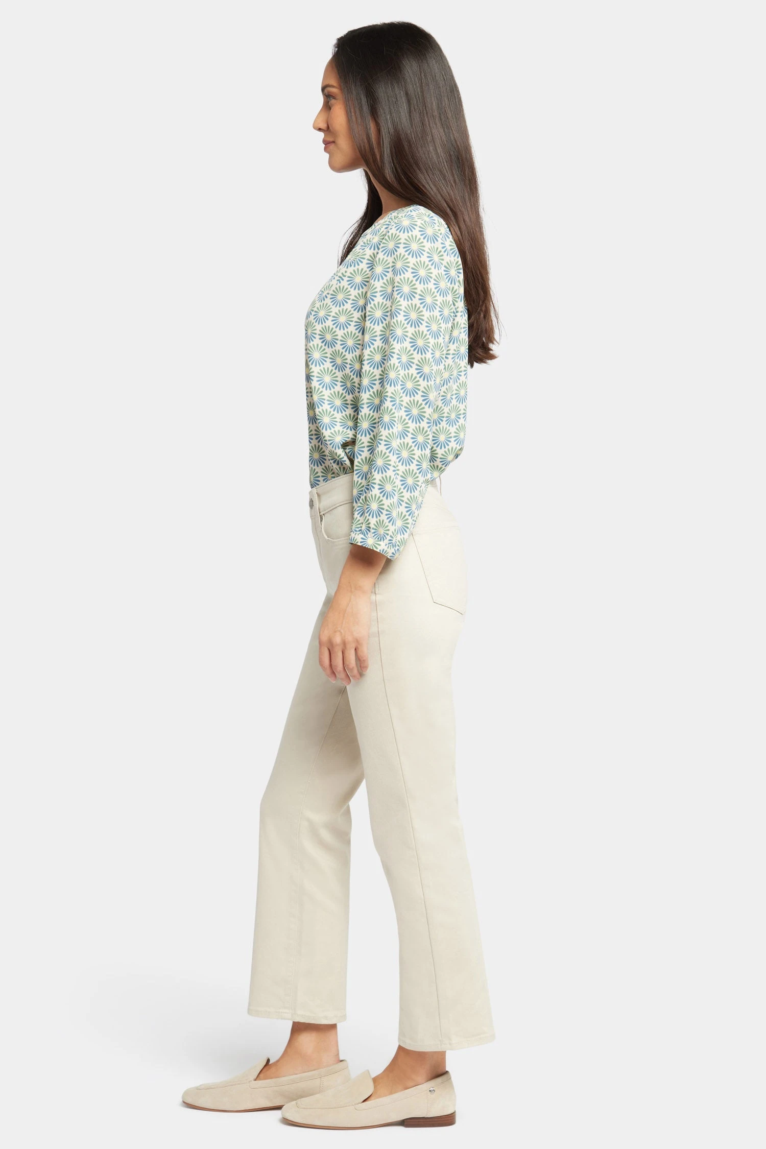 Marilyn Straight Ankle Jeans In Petite - Feather 5 Marilyn Straight Ankle Jeans In Petite - Feather - Image 5