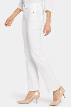 Marilyn Straight Jeans In Petite - Optic White -Nydj Apparel Shop PFOSMS2299 157 3 aa2d6394 ef0a 4488 ab91 67a9e3873a6d