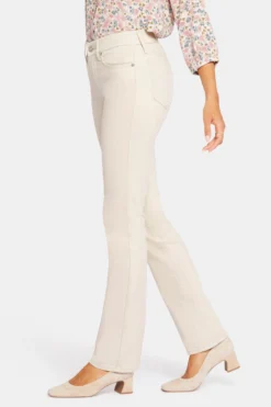 Waist-Match™ Marilyn Straight Jeans In Petite - Feather 9 Waist-Match™ Marilyn Straight Jeans In Petite - Feather -Nydj Apparel Shop PFOSMS8573 FEATH 3