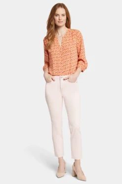 Sheri Slim Ankle Jeans In Petite - Carnation