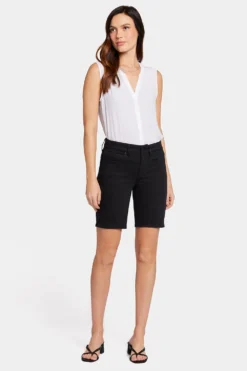 Ella Denim Shorts In Petite - Black 10 Ella Denim Shorts In Petite - Black -Nydj Apparel Shop PFOSSH2874 858 4