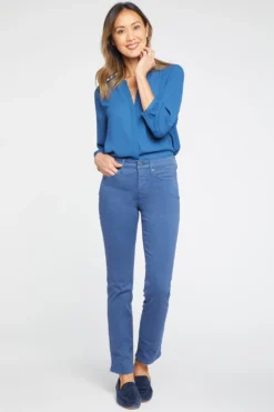 Sheri Slim Jeans In Petite - Deja Blu -Nydj Apparel Shop PFOSSS2336 DEJAB 4