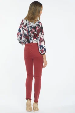 Ami Skinny Jeans In Petite - Boysenberry -Nydj Apparel Shop PFOZAS8377 356 6
