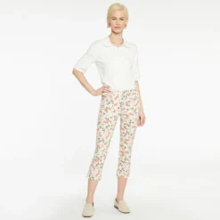 Chloe Capri Jeans In Petite - Secret Garden -Nydj Apparel Shop PFOZCP8061 643 DPA