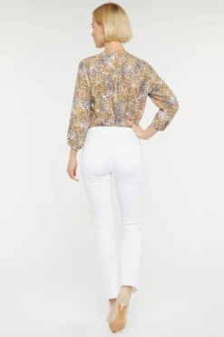 Sheri Slim Ankle Jeans In Petite - Optic White 10 Sheri Slim Ankle Jeans In Petite - Optic White -Nydj Apparel Shop PFOZSA8014 157 5