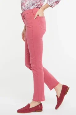 Sheri Slim Ankle Jeans In Petite - Slate Rose -Nydj Apparel Shop PFOZSA8014 SLARO 3