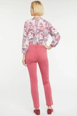 Sheri Slim Ankle Jeans In Petite - Slate Rose -Nydj Apparel Shop PFOZSA8014 SLARO 5