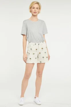 A-Line Denim Shorts In Petite - Cirque Des Palmes -Nydj Apparel Shop PFOZSH8181 SP016 4 8199280c 8f9d 49a3 a570 bb49e40bfc55