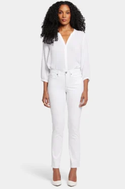 Sheri Slim Jeans In Petite - Optic White -Nydj Apparel Shop PFOZSS2336 157 4